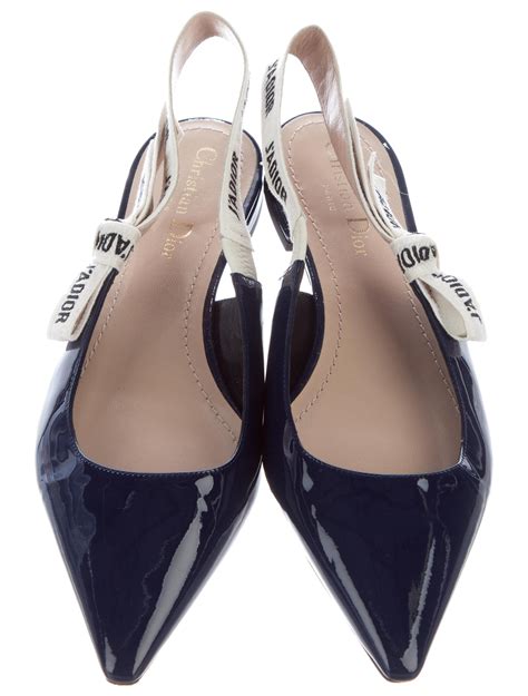 dior slingback heels|christian dior slingback flats.